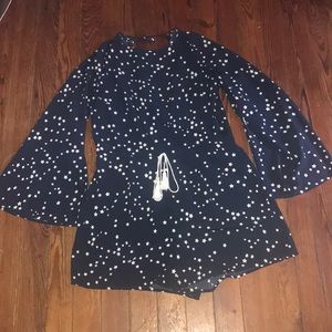Bell Sleeve Star Romper